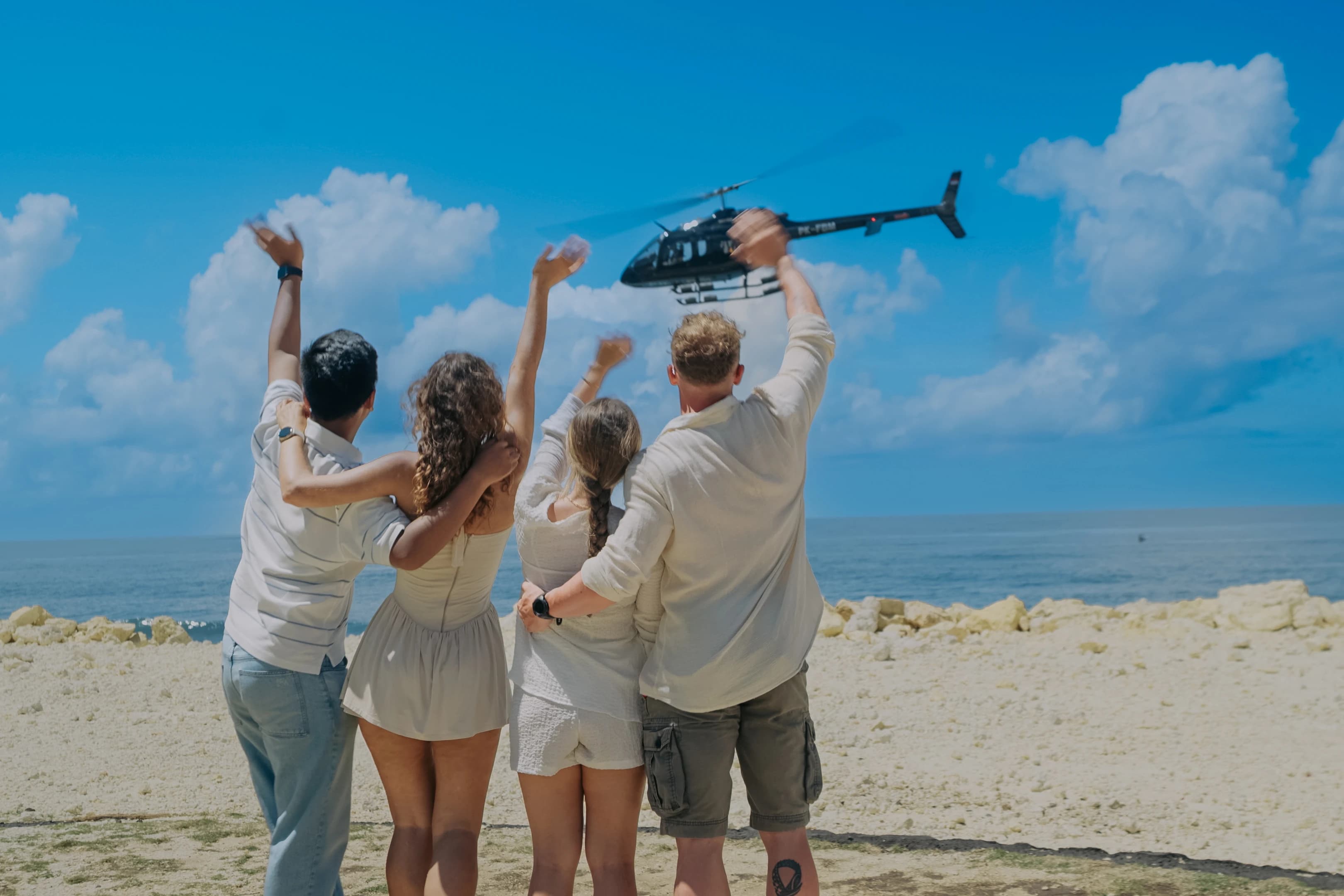 Private Melasti Beach Helicopter Picnic Experience - Image 6