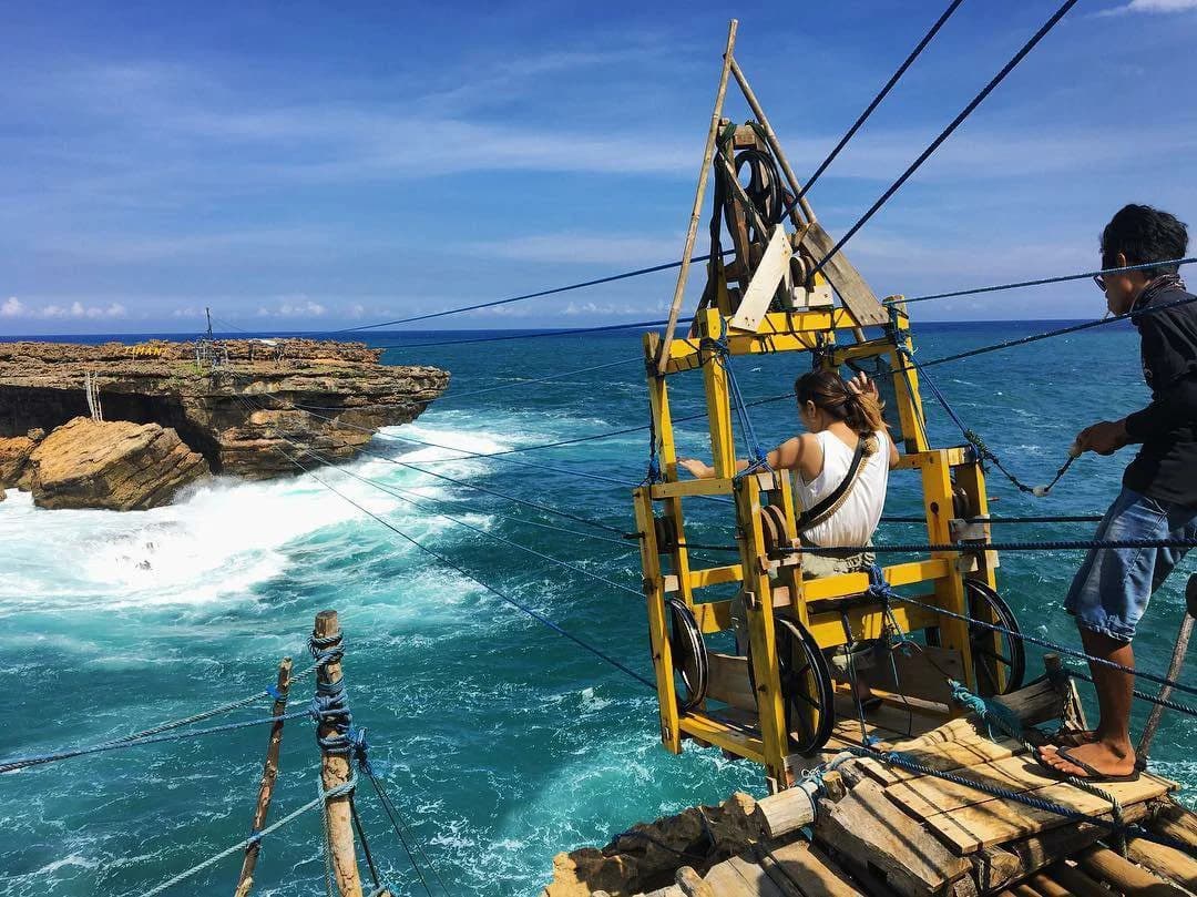 Jomblang Cave and Timang Beach Full Day Adventure Tour from Yogyakarta - Main image